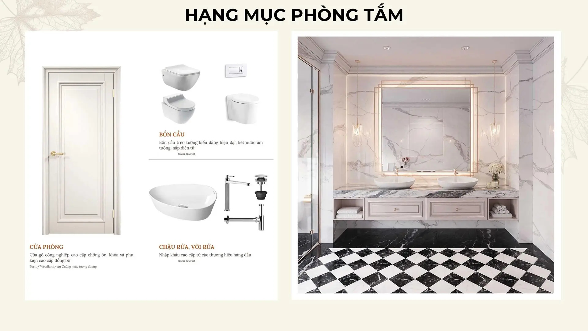 Hạng mục phòng tắm