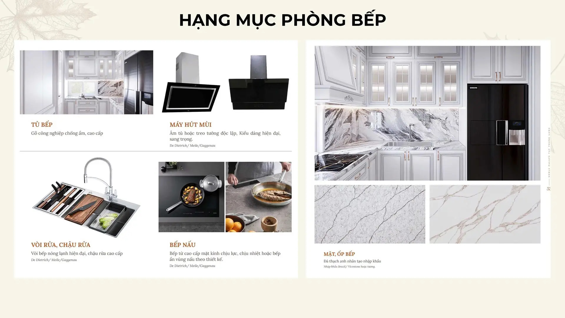 Hạng mục phòng bếp