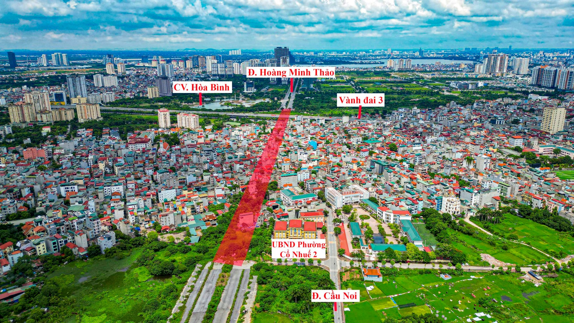 Dự kiến hầm chui đường đại lộ Tây Thăng Long