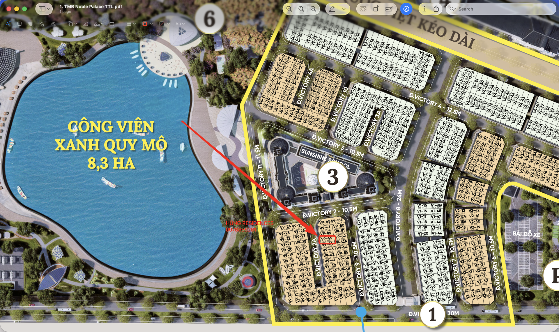 Căn V9-45 Noble Palace Tây Thăng Long – Sản Phẩm Độc Quyền View Công Viên 8.3ha