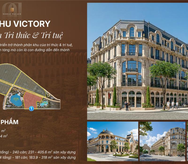 Phân khu Victory Noble Palace Tây Thăng Long chuẩn bị bàn giao – Dấu mốc mới của bất động sản thấp tầng phía Tây Hà Nội