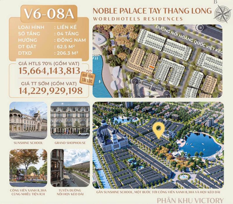 Căn V6-08A Noble Palace Tây Thăng Long – Lựa Chọn An Cư Và Đầu Tư Lý Tưởng